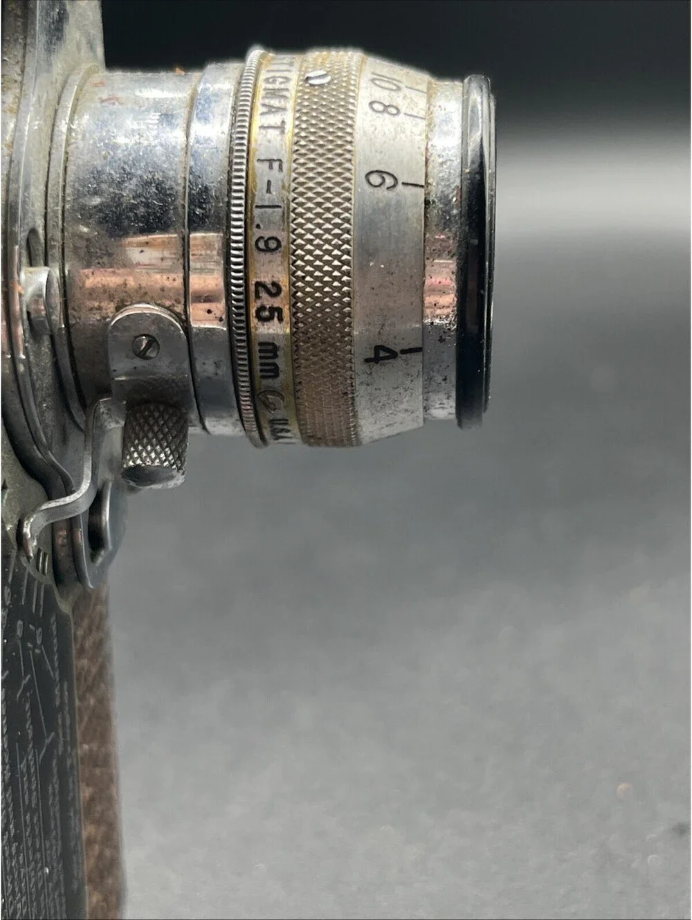 Vintage 16mm  Cine-Kodak Model K f/1.9 Film Movie Camera w/Case - Untested